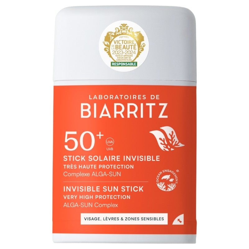 Laboratoires de Biarritz - Stick solaire invisible IP 50+ 10g