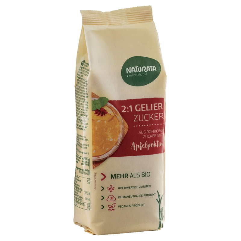 Sucre gélifiant 2:1 bio 500 g - pectine de pomme, vegan | Naturata