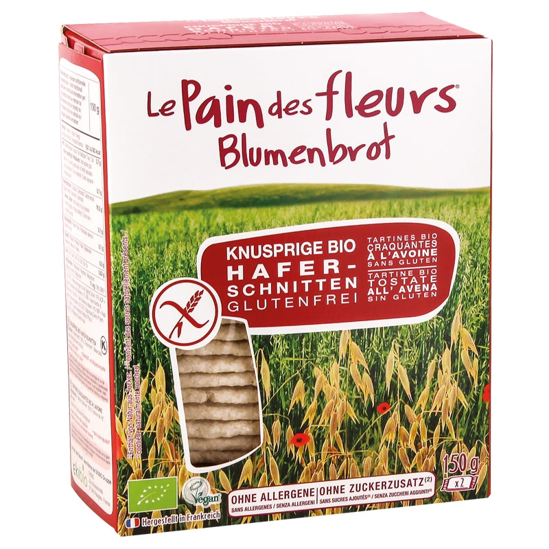 Le Pain des Fleurs - Tartines craquantes à l'avoine BIO 150g