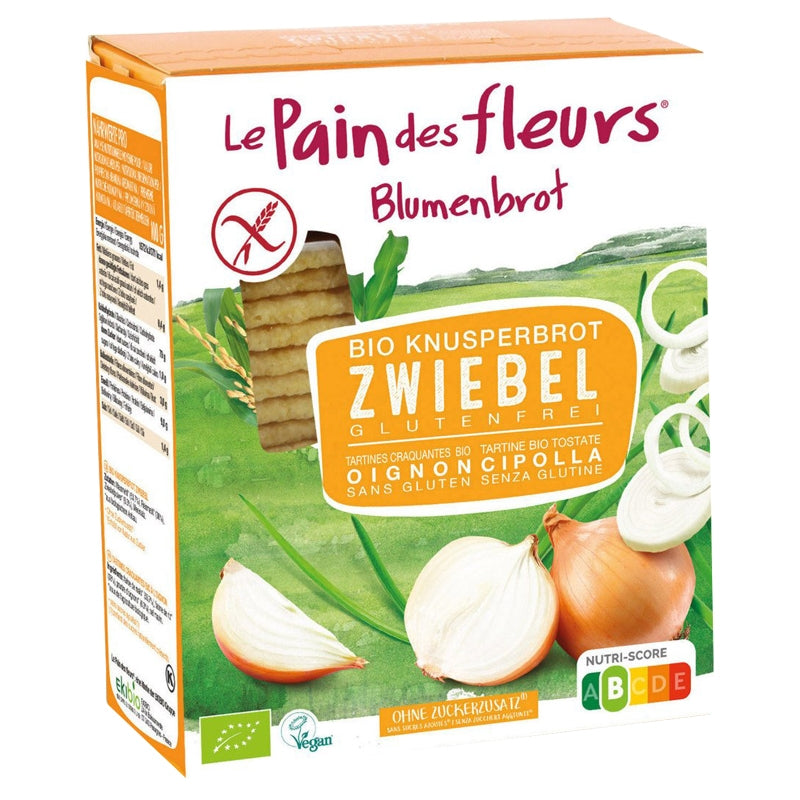 Le Pain des Fleurs - Tartines craquantes à l'oignon BIO 150g