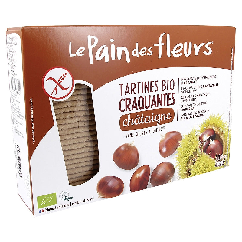 Le Pain des Fleurs - Tartines craquantes à la châtaigne BIO 300g