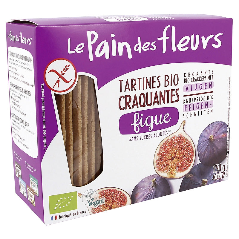Le Pain des Fleurs - Tartines craquantes à la figue BIO 150g