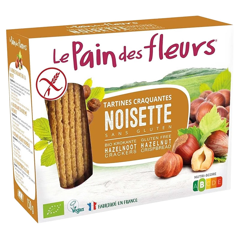 Le Pain des Fleurs - Tartines craquantes à la noisette BIO 150g