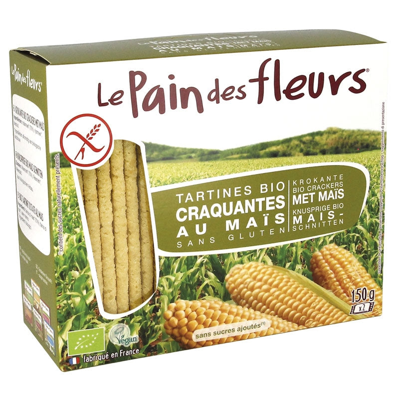 Le Pain des Fleurs - Tartines craquantes au maïs BIO 150g