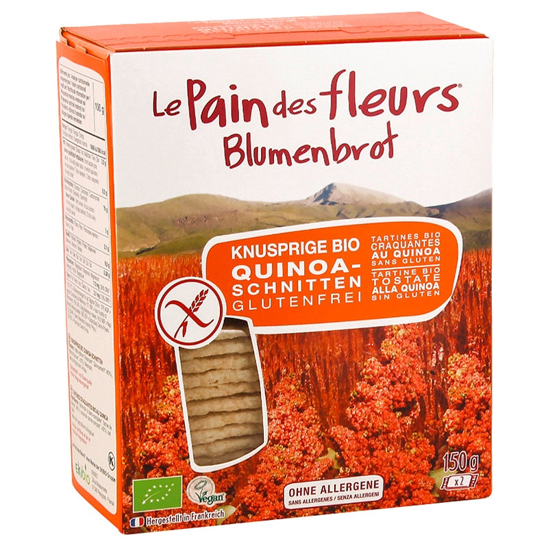 Le Pain des Fleurs - Tartines craquantes au quinoa BIO 150g