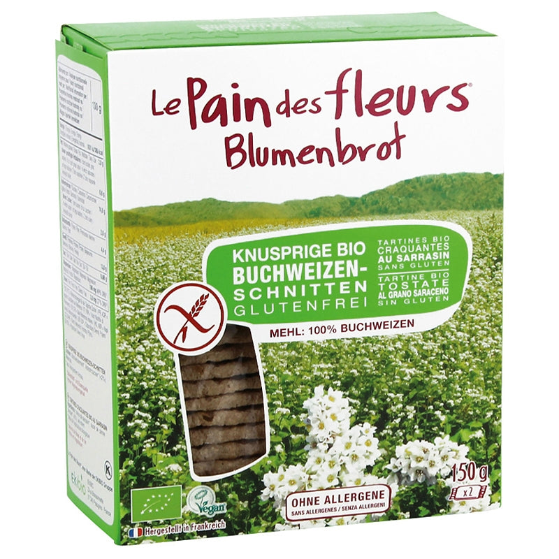 Le Pain des Fleurs - Tartines craquantes au sarrasin BIO 150g