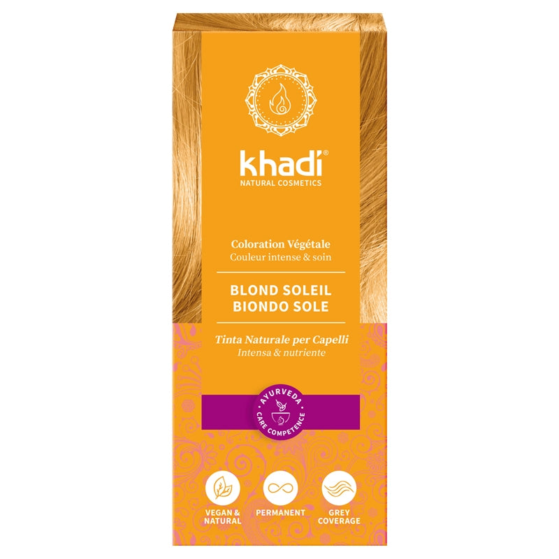 Khadi - Teinture aux plantes BIO blond soleil 100g