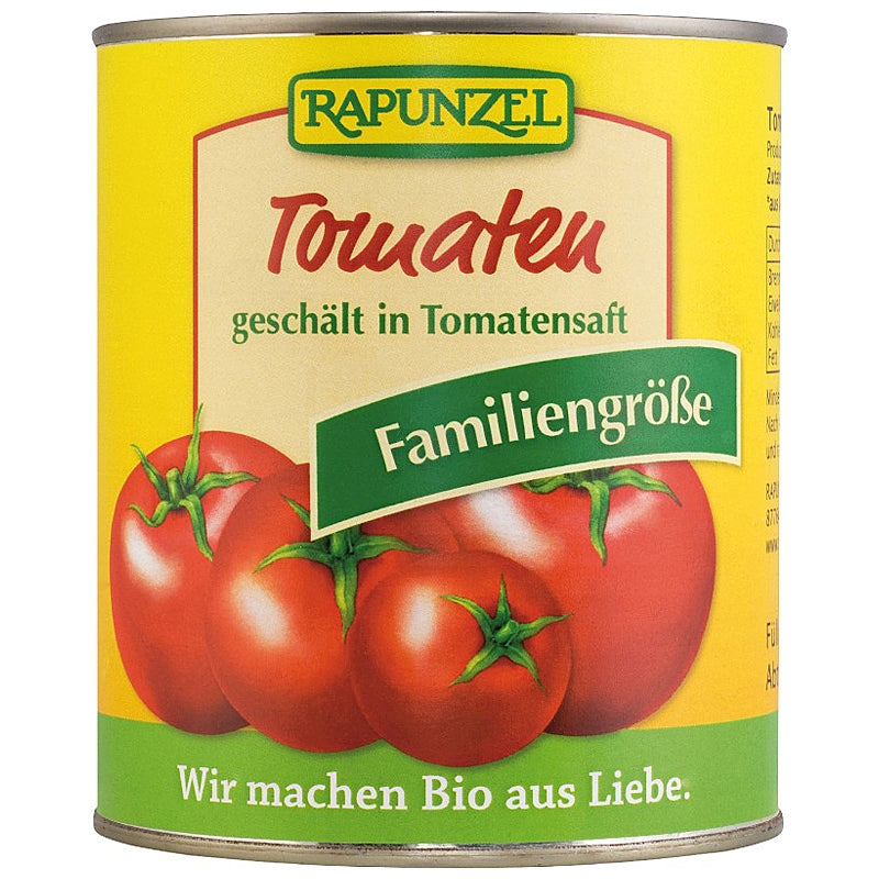 Tomates entières pelées en conserve BIO