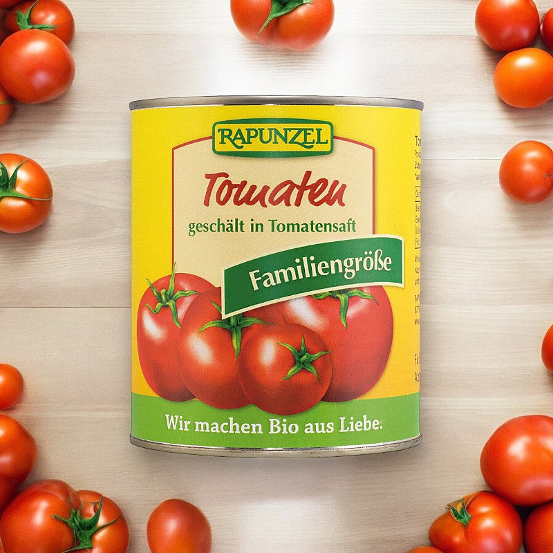 Tomates entières pelées en conserve BIO