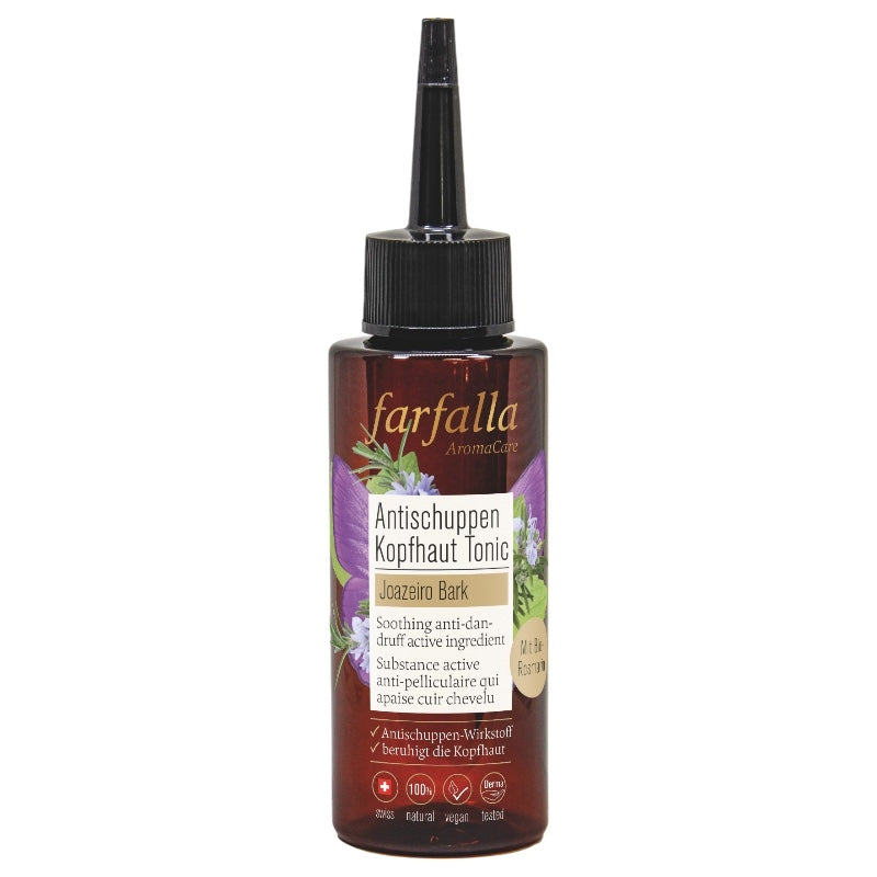 Farfalla - Tonique cuir chevelu anti-pelliculaire BIO écorce de jujubier 100ml