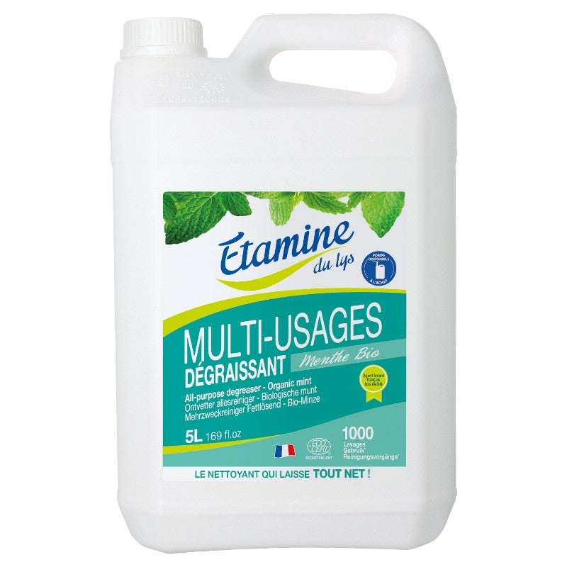 Etamine du Lys - Tout Net nettoyant & dégraissant multiusages écologique menthe 5l