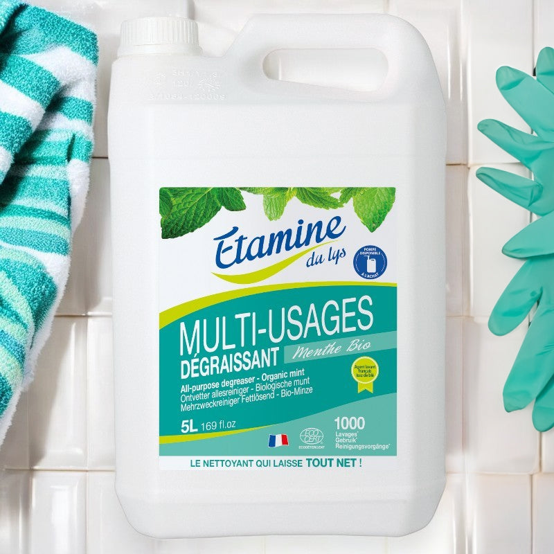 Etamine du Lys - Tout Net nettoyant & dégraissant multiusages écologique menthe 5l