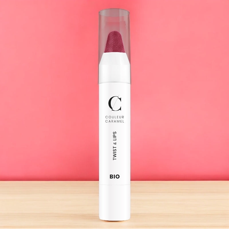 Couleur Caramel - Twist & Lips Dunkelrosa Nr. 403 BIO 3g