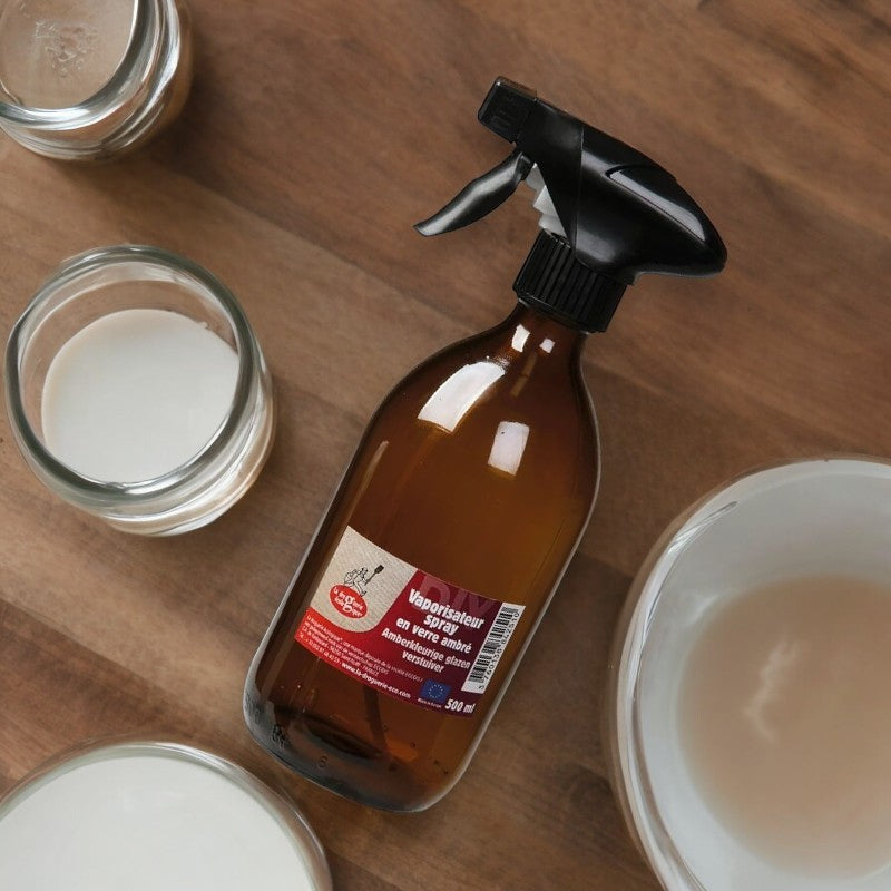 La Droguerie Écologique - Vaporisateur spray en verre ambré 500ml