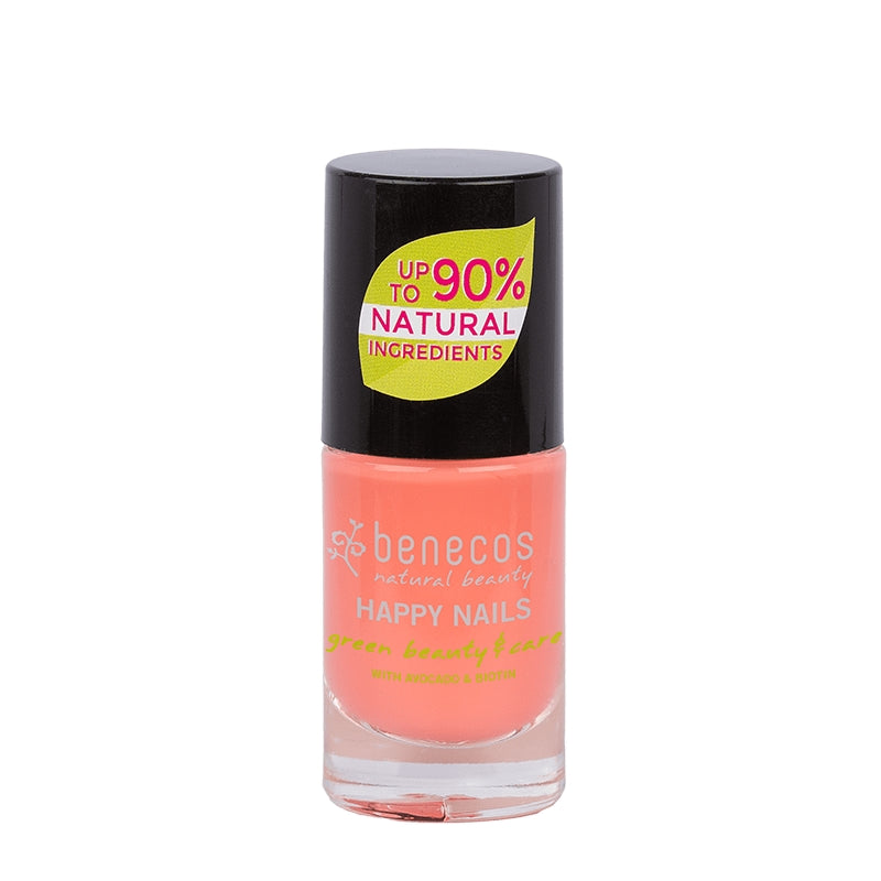 Benecos - Vernis à ongles légèrement brillant Peach sorbet 5ml