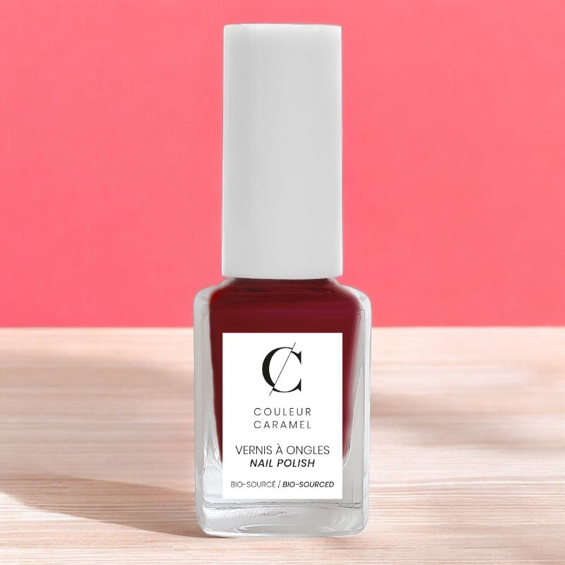 Couleur Caramel - Vernis à ongles mat Grenat N°11 11ml