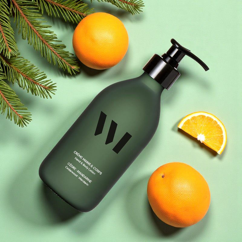 Bio-Hand- und Körpercreme mit Zeder und Mandarine - 290 ml - What Matters
