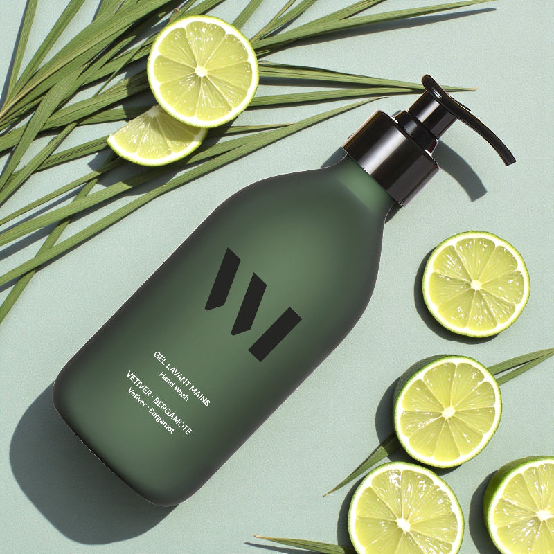 Gel lavant mains exfoliant BIO vétiver & bergamote - 290ml - What Matters